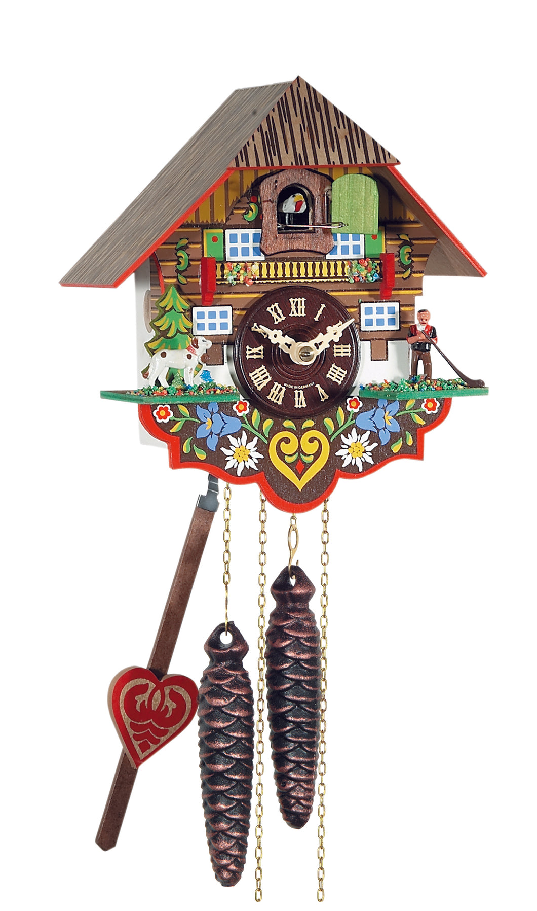 New In Stock - Colorful Chalet Cuckoo Clock