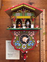 Load image into Gallery viewer, New Miniature Novelty Clock with Weather House

