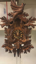 Load and play video in Gallery viewer, VINTAGE - 18 Inch Hönes Feeding Birds Cuckoo Clock (One Day)
