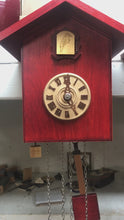 Load and play video in Gallery viewer, VINTAGE - Rombach &amp; Haas Modern Cuckoo Clock (one day)
