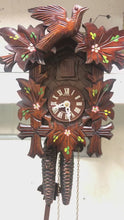 Load and play video in Gallery viewer, VINTAGE : Schneider Hand Painted One Day Cuckoo Clock
