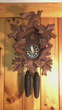 Load and play video in Gallery viewer, VINTAGE- Traditional Cuckoo with Eight Day Movement
