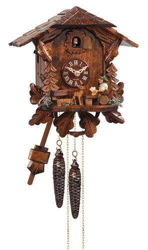 NEW - German Chalet Cuckoo - Movable Beer Drinker
