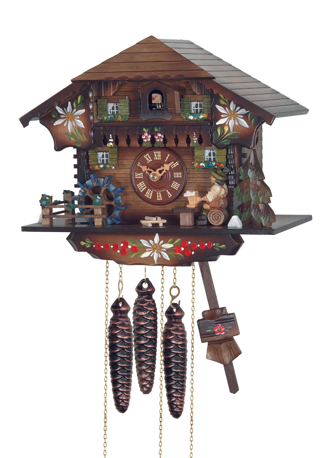 NEW - German Chalet Cuckoo with Music