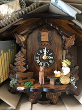 Load image into Gallery viewer, New In Stock - Chalet Cuckoo with Moving Beer Drinker
