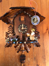 Load image into Gallery viewer, New In Stock - Chalet Cuckoo with Moving Beer Drinker
