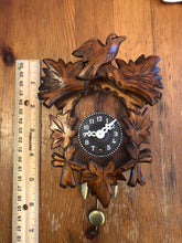 Load image into Gallery viewer, VINTAGE - Miniature Novelty “Cuckoo” with Spring Driven Movement
